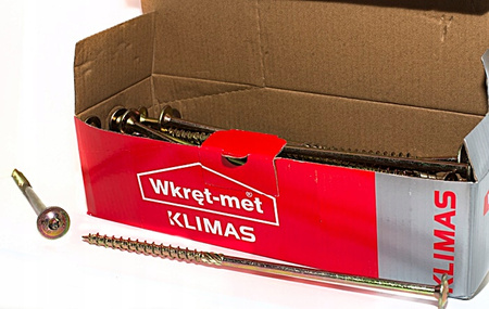 WKRĘTY CIESIELSKIE DO DREWNA TALERZOWE TORX 8x300