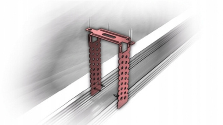 WIESZAK PŁASKI ES 60/75 PROFIL CD60 PŁYTA 100szt