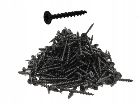 Wkręty 3,5x35 - 10 kg fosfatowane czarne do drewna