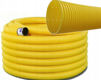 Rura drenarska FI 50 w drenaż rolka 25m z otworami 25mb drenażowa
