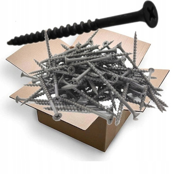 Wkręty 4,2 90 - 10 kg fosfatowane czarne do drewna