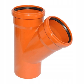 TRÓJNIK KANALIZACYJNY ZEWNĘTRZNY 110/110 45 °