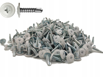 Blachowkręty 4.2x16 RAL 9010 białe 100 szt