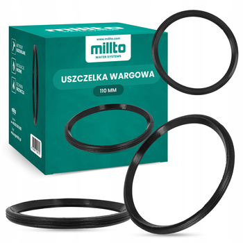 Pierścień Uszczelka Wargowa Rur Kanalizacji 110mm