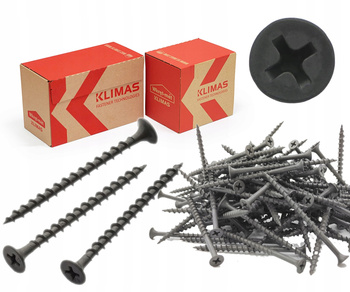 WKRĘTY DO PŁYT KARTON GIPS DREWNO 4,2x70 250sztuk