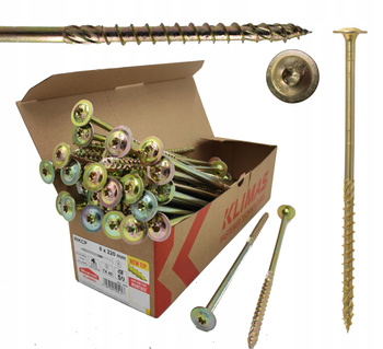 WKRĘTY CIESIELSKIE DO DREWNA TALERZOWE TORX 8x220