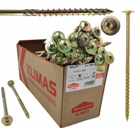 WKRĘTY CIESIELSKIE DO DREWNA TALERZOWE TORX 8x180